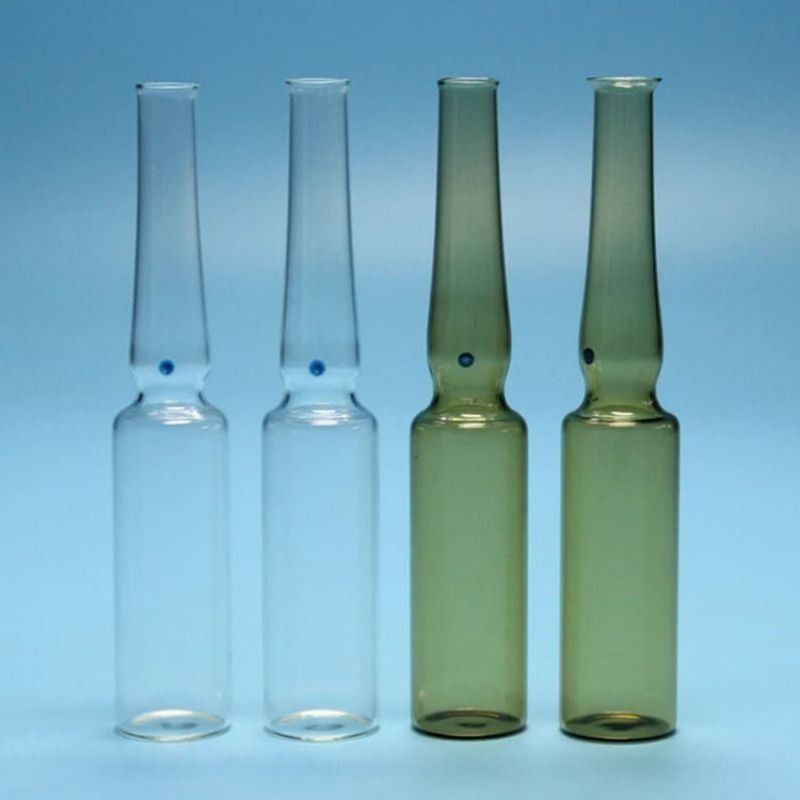 2 ml 5 ml 10 ml lege USP standaard borosilicaat glas ampullen Transparante en Amber kleur voor penicilline injectiegeneeskunde