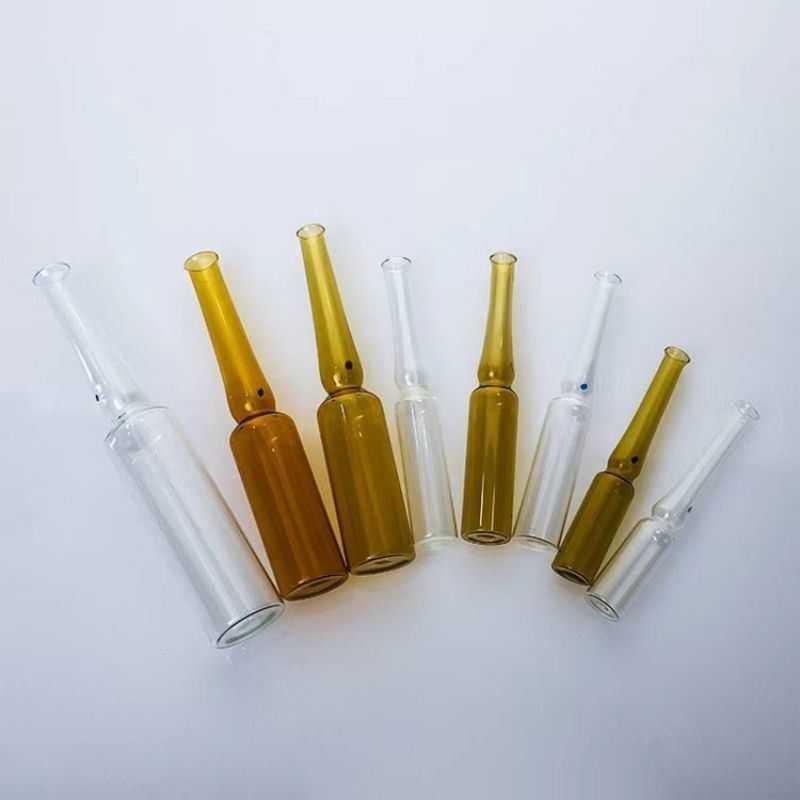 2 ml 3 ml 5 ml 10 ml 20 ml helder anti-aging huidverhelderend serum Amber Injectie Leeg glas ampullen voor injectie
