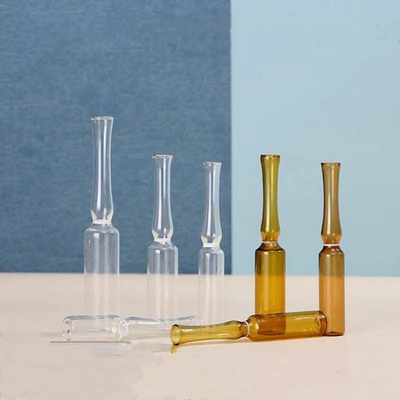 1 ml 2 ml 5 ml ISO Standard Chinese Standard Amber Transparante USP Type I glazen ampul voor farmaceutische injectie