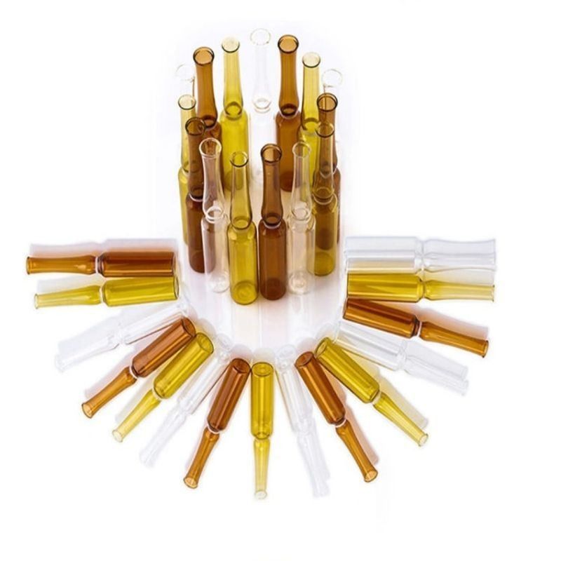 1 ml 2 ml 5 ml ISO Standard Chinese Standard Amber Transparante USP Type I glazen ampul voor farmaceutische injectie