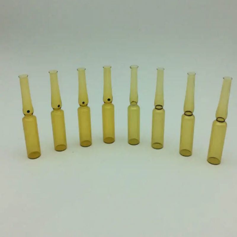 5 ml 10 ml 20 ml Transparante Amber Tubular Glas Ampulla met Kleur Ring Break Medische Neutrale Borosilicaat Glas Ampulla