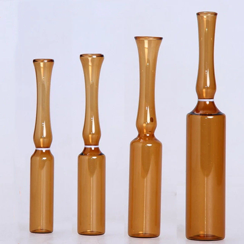 10 ml Amber USP standaard glas ampullen voor antibiotica Transparante gegoten injectieflessen