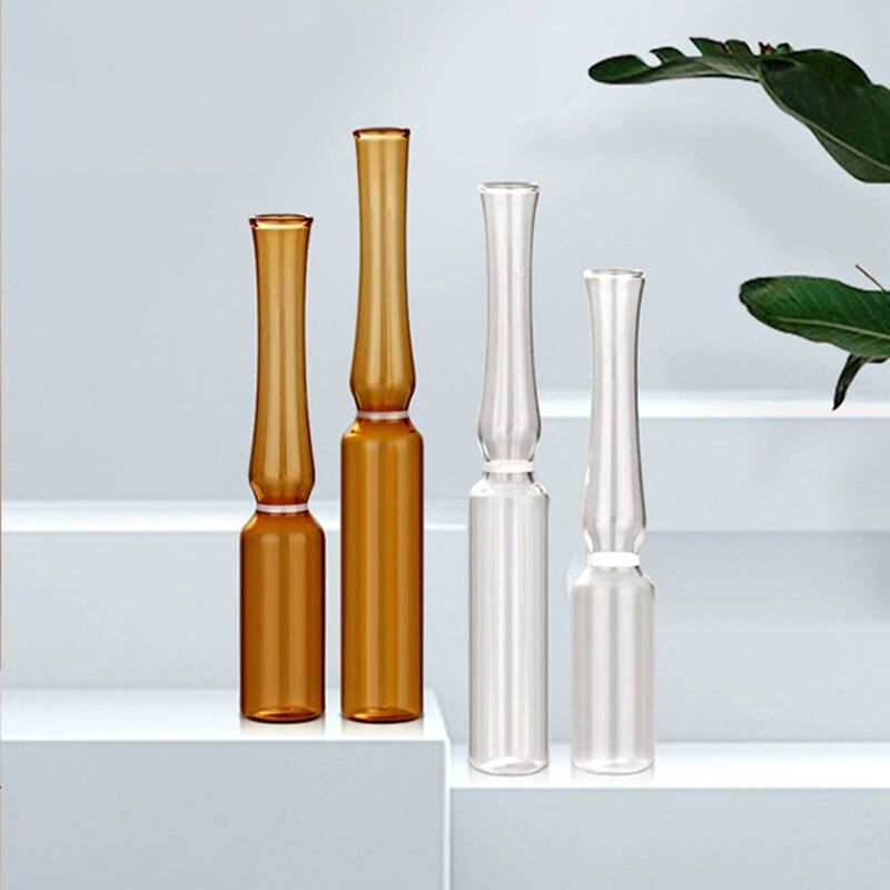 10 ml Amber USP standaard glas ampullen voor antibiotica Transparante gegoten injectieflessen