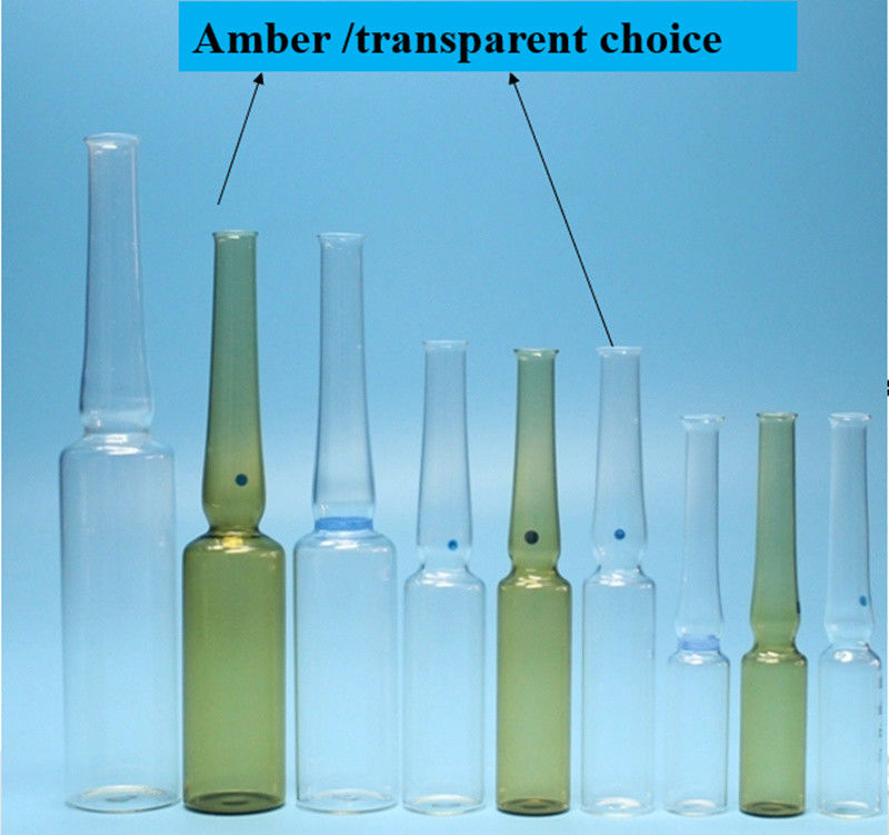 1 ml 2 ml 5 ml 10 ml ISO Standard Ybb Standard USP Type 1 USP Type 2 Glasampul OPC Neutrale borosilicaatglasampul