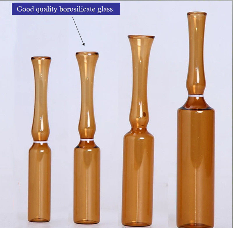 1 ml 2 ml 5 ml 10 ml YBB USP lege borosilicaatglasampullen voor injectie Transparante Amberglasampul voor Pharmac