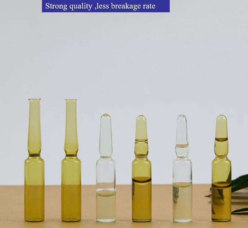 1 ml 2 ml 5 ml 10 ml YBB USP lege borosilicaatglasampullen voor injectie Transparante Amberglasampul voor Pharmac