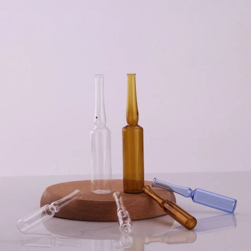 Farmaceutische 1 ml 2 ml 5 ml 10 ml ISO-formulier A B C D lege medische glasampule ISO-standaard voor injectiegeneeskunde