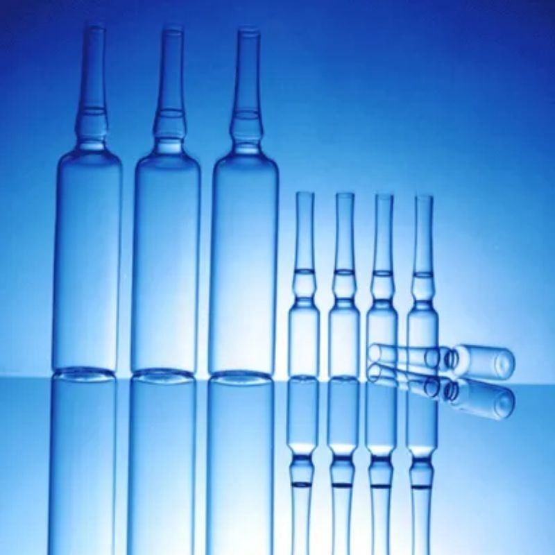 ISO-standaard Transparent Amber Farmaceutische Ampuul Flacon Type C Ampuul Leeg