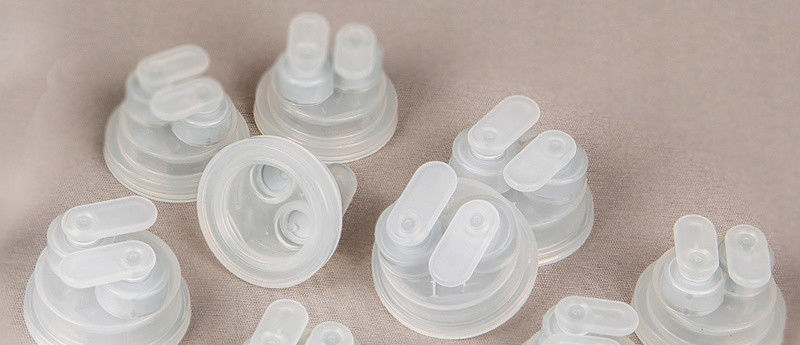 Farmaceutische infusiefles Eenmalig injectiedop Infuuszak Trek Euro-dop af met rubberen schijf