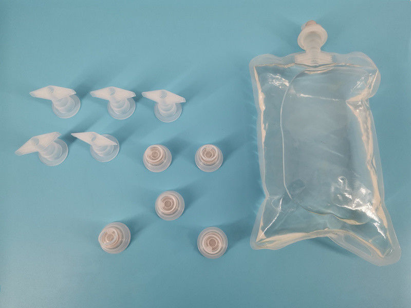 Dubbele opvouwbare enkelvoudige klep breek af infusiekap voor Lvp PP-infusiebottel 30 mm Euro-kap met twee koppen