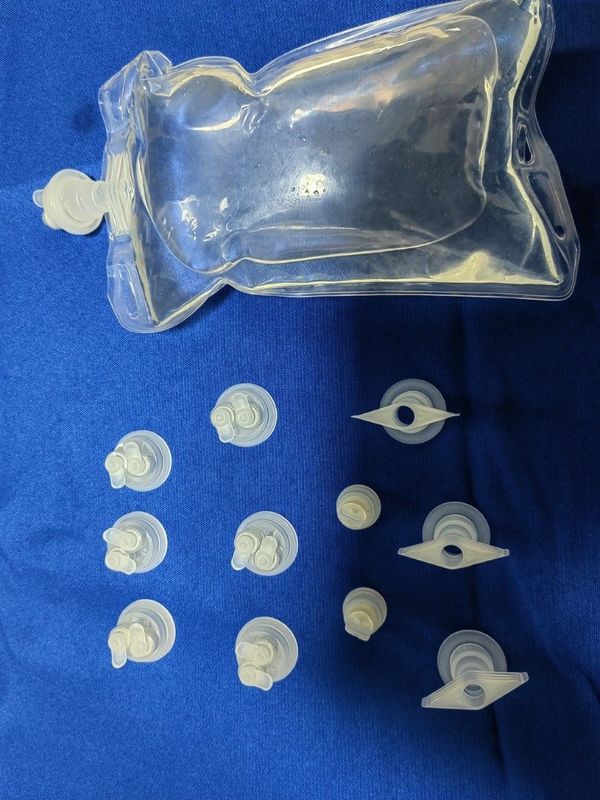 30mm 32mm 30mm Twin Flip Cap voor IV-zak en fles Wegwerp-infuusdoos voor PP medische infusiefles