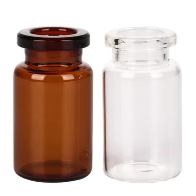 Transparante Amber 5 ml 10 ml Leeg helder Leeg Farmaceutisch Lage Borosilicaat Tubulaire Gevormde Glasflacon