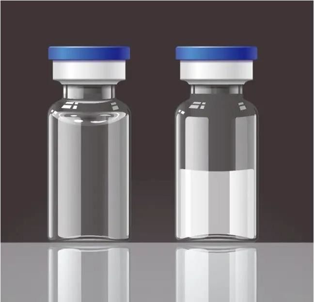 2 ml 5 ml 7 ml Vriesdrogende glazen injectieflacon Farmaceutisch Tubulair Vaccin Helder Amber Glas Flacons met aluminium dop