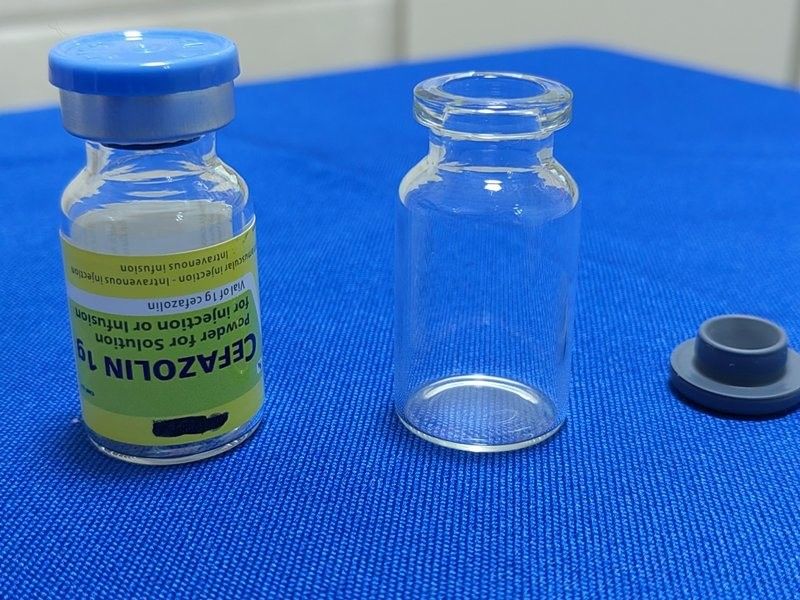 5 ml 10 ml 20 ml Amber Clear Crimp neck Tubulaire glazen injectiefles voor vaccinatie Antibiotica