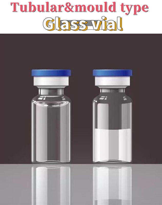 Injectie Penicilline glazen injectieflacon 5 ml 10 ml Helder Amber Borosilicaat Farmaceutische buisvormige glazen injectieflacon