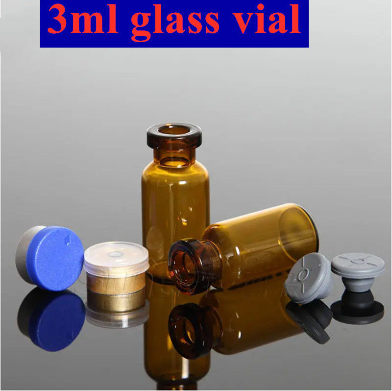 Gevormd type I glazen flacon Medische glazen flacon 10 ml met rubberen stop