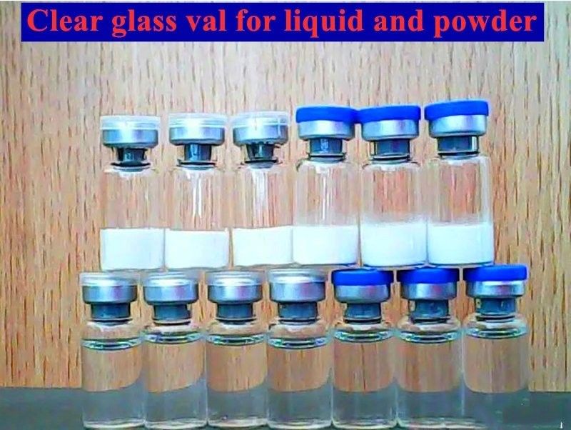 Borosilicaat 18 mm doorzichtige glazen injectieflacons met doppen USP Type Leeg glazen injectieflacon