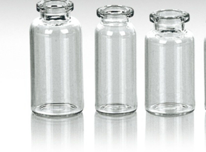 Borosilicaat 18 mm doorzichtige glazen injectieflacons met doppen USP Type Leeg glazen injectieflacon