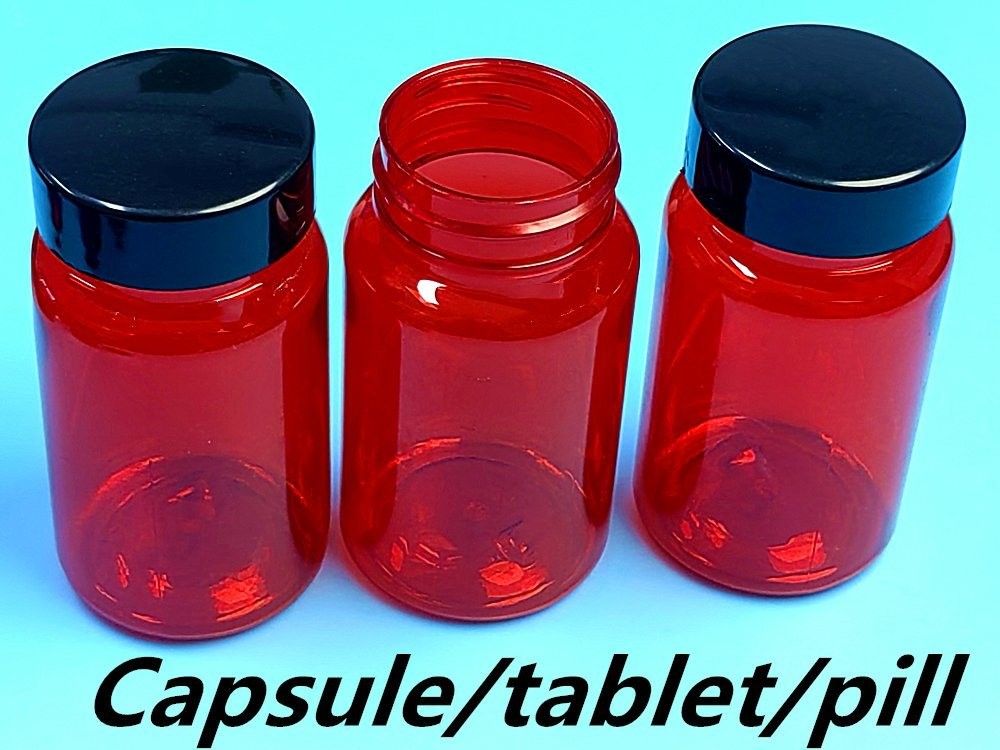 100cc 150cc PET Plastic Capsule Fles Geneesmiddel Pillen Vitamine tablet Fles Behalver Plastic Pillen Capsules Fles