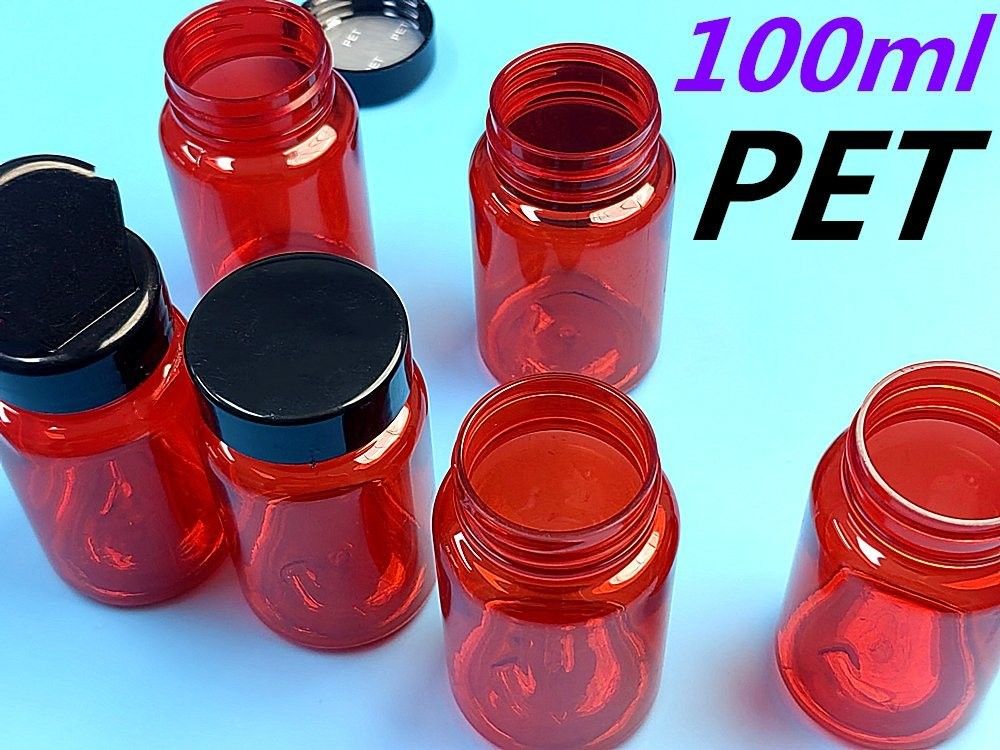 100cc 150cc PET Plastic Capsule Fles Geneesmiddel Pillen Vitamine tablet Fles Behalver Plastic Pillen Capsules Fles