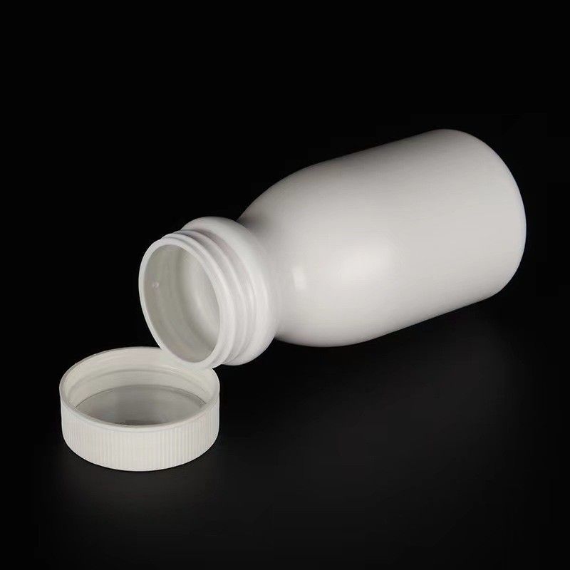 Leeg Breed Mond 100 ml 150 ml Wit Plastic PE Farmaceutische Pillen Capsule Container Geneeskunde Vitamine medicatie fles