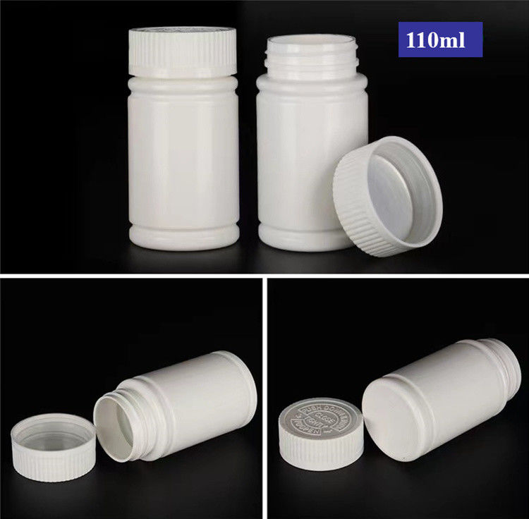 Leeg Breed Mond 100 ml 150 ml Wit Plastic PE Farmaceutische Pillen Capsule Container Geneeskunde Vitamine medicatie fles