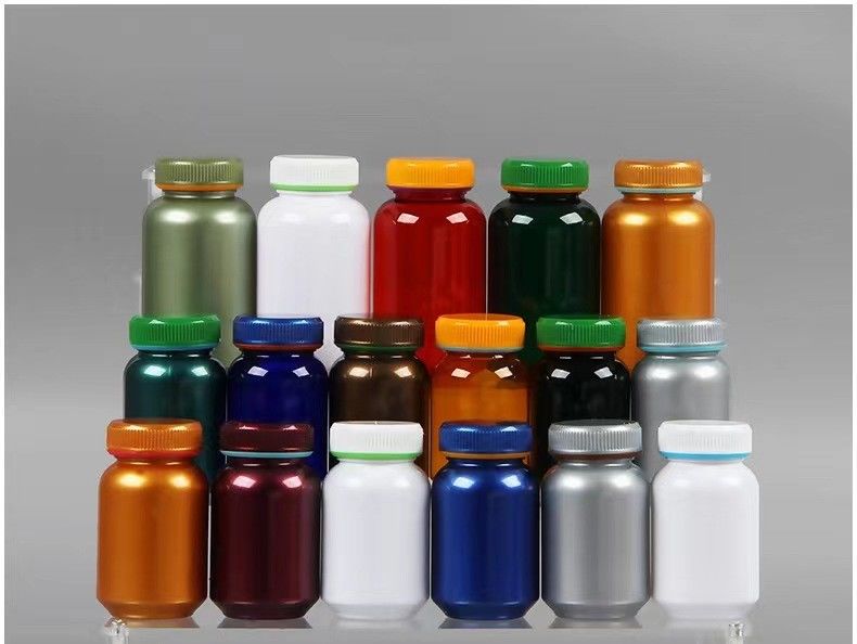 Leeg Breed Mond 100 ml 150 ml Wit Plastic PE Farmaceutische Pillen Capsule Container Geneeskunde Vitamine medicatie fles