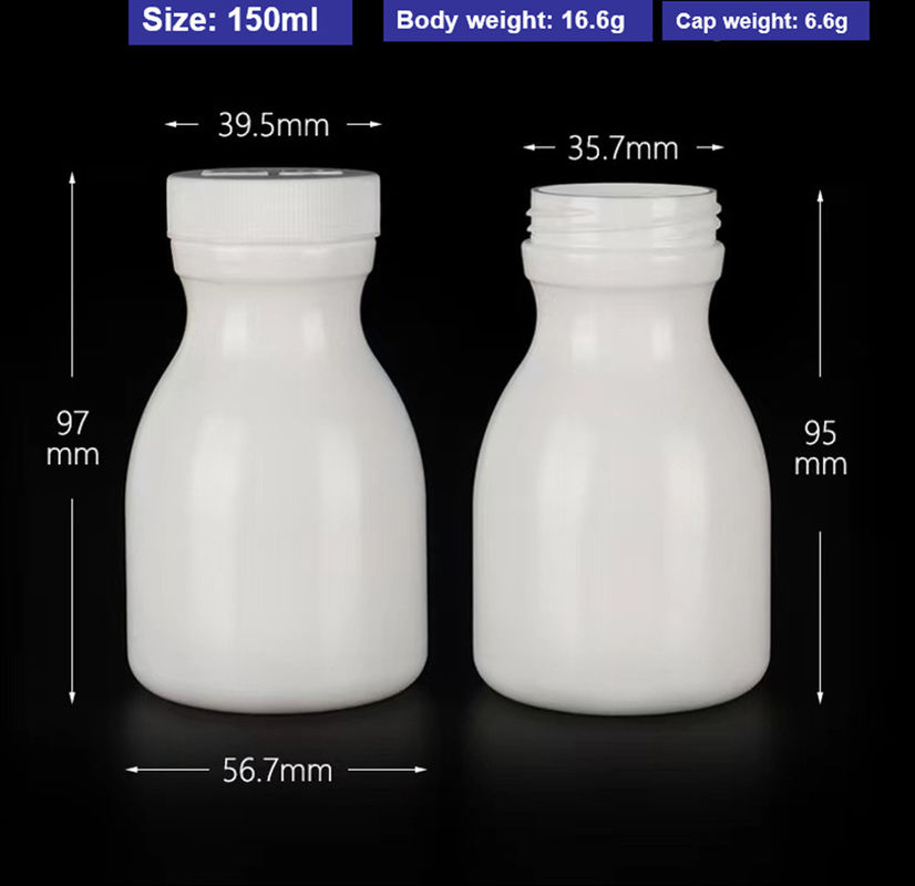 50 ml 120 ml 150 ml witte PE Plastic Health Care Medische Fles Tablet Fles Kind-proof Cap Drugs lege medicijnfles