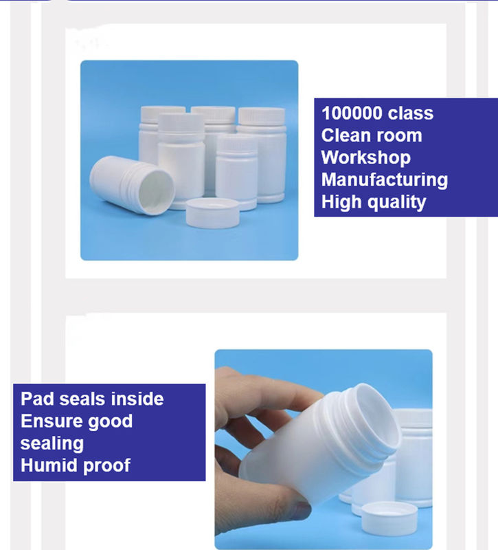 30 ml 50 ml 100 ml Witte PE lege Plastic Vitamine Capsule Supplement Gezondheidszorg tablet Geneeskunde Capsule Pillen Flessen