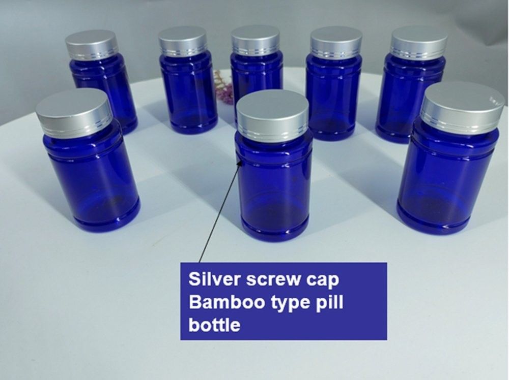 Kabeljauwlever Olie visolie Plastic capsule medicatie Fles PET 120 ml Leeg supplement Vitamine capsule pil Plastic fles