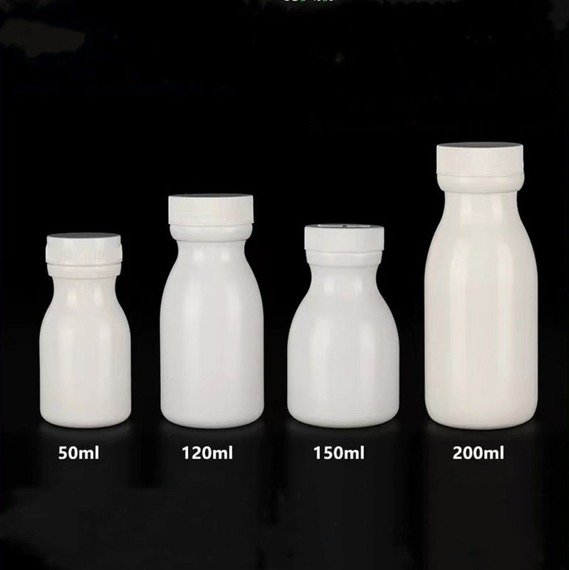 50 ml 120 ml 150 ml lege witte HDPE-pillen Container Geneesmiddelen Vitamine capsules Pillen Opberging Plastic geneesmiddel Fles HDPE M