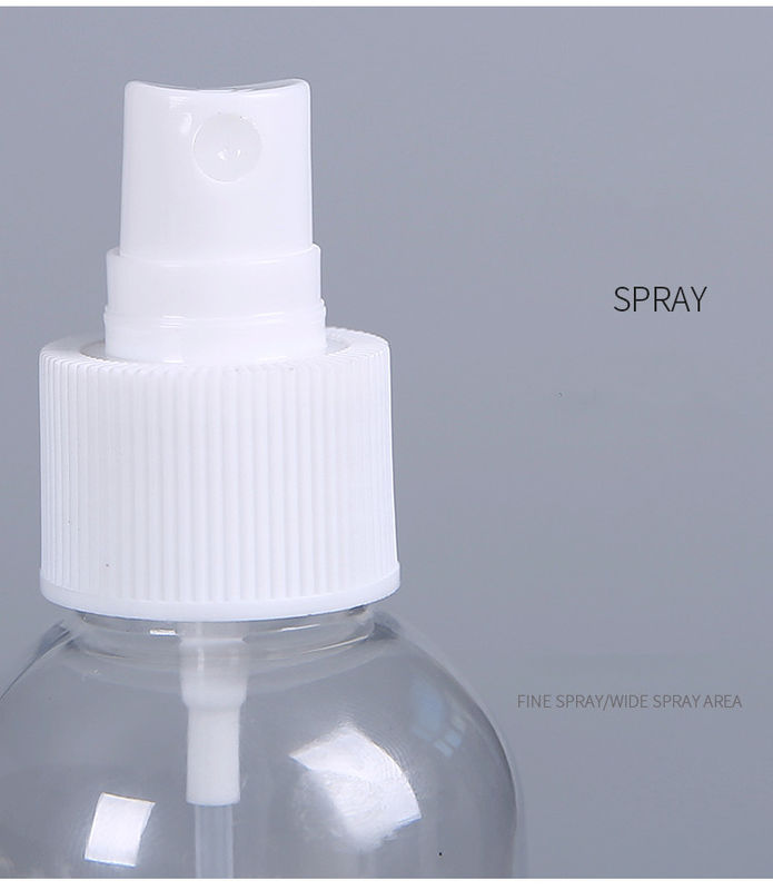 60 ml 100 ml Ronde vorm Kleine PET Plastic Spray Flasje l 50 ml cosmetische PET heldere handwassanitizer sprayflasje