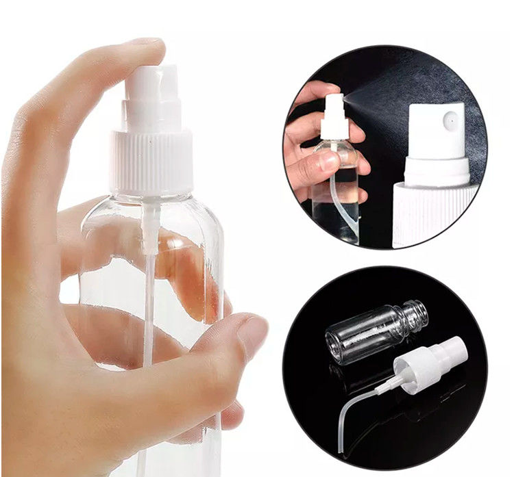 Reisgrootte draagbare lege plastic alcohol PET spuitfles Handsanitizer Witte spuitpomp Lichaam plastic spuitfles