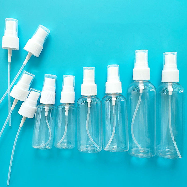 Reisgrootte draagbare lege plastic alcohol PET spuitfles Handsanitizer Witte spuitpomp Lichaam plastic spuitfles