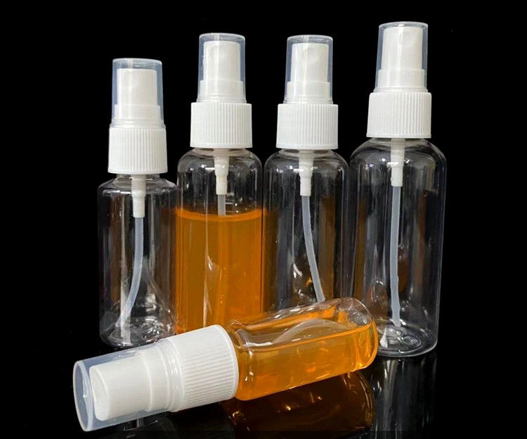 cosmetische 30ml 50ml 60ml 100ml 120ml ronde lege PET fijne mist plastic spuitfles voor parfum fijne mist Sproeibottels