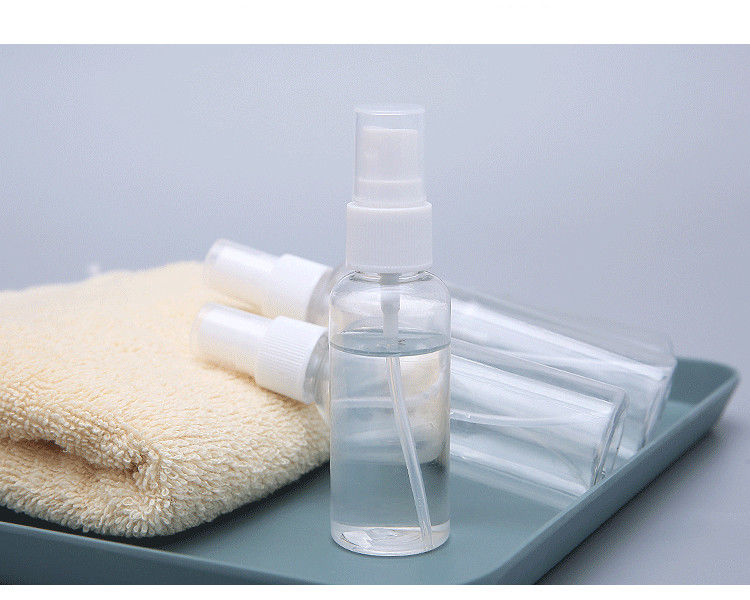 30 ml 60 ml 100 ml hervulbare alcohol helder doorzichtig lege plastic spuitflessen PET spuitfles met fijne mist spuit