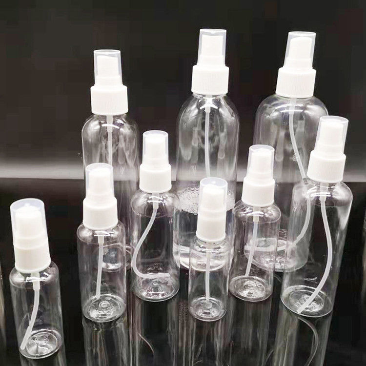 30 ml 60 ml 100 ml hervulbare alcohol helder doorzichtig lege plastic spuitflessen PET spuitfles met fijne mist spuit