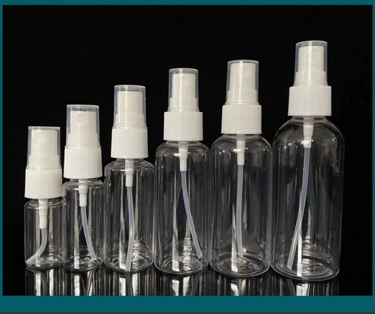 Volgevulde lege witte heldere goedkope lege transparante 1 oz 50 ml 100 ml 120 ml cosmetische PET-plastic mistsprayflessen