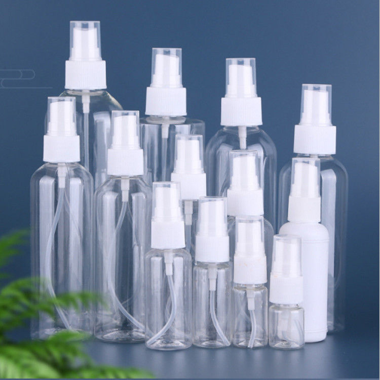 Volgevulde lege witte heldere goedkope lege transparante 1 oz 50 ml 100 ml 120 ml cosmetische PET-plastic mistsprayflessen