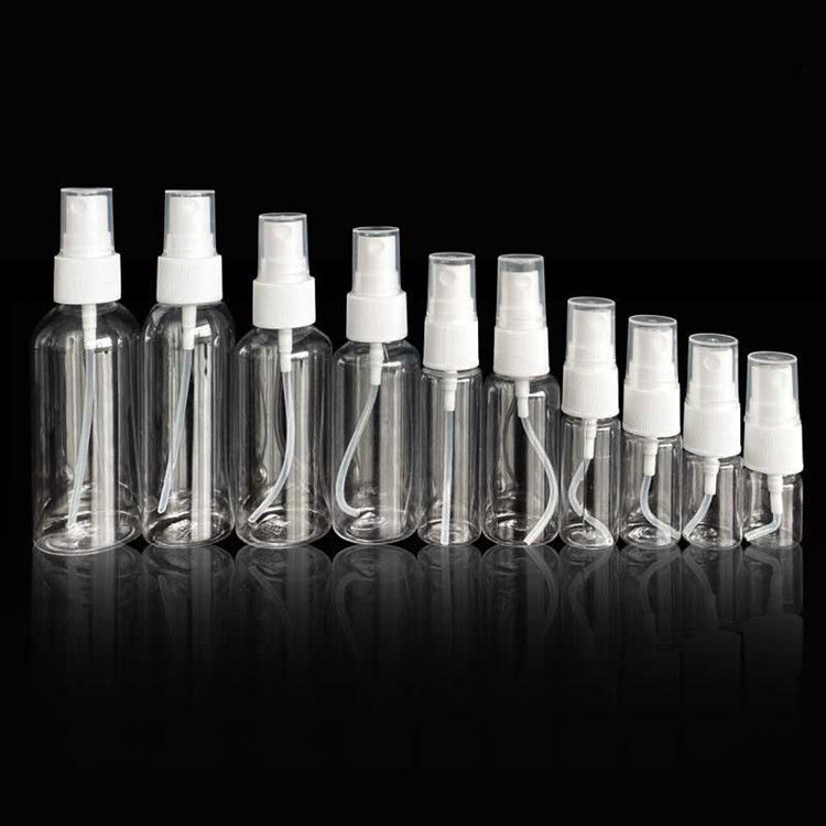 60 ml 120 ml 355 ml blauw Plastic Handsanitizer Huidverzorging Shampoo Spray Fles PET Cosmetisch helder Plastic sprayer Flessen