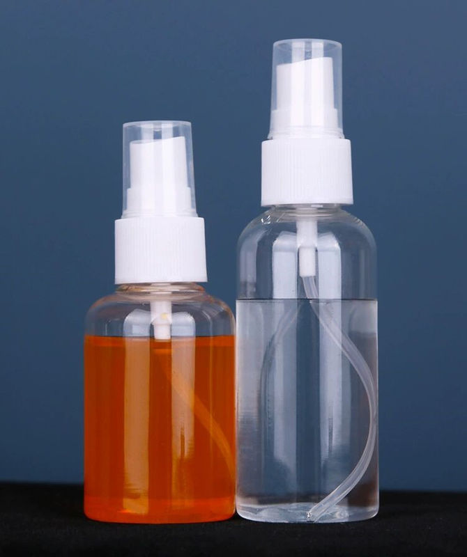 PET lege Plastic Mist Spray Fles helder Parfum alcohol Hervulbare Plastic Spray Flessen met fijne Mist Sprayer Pump