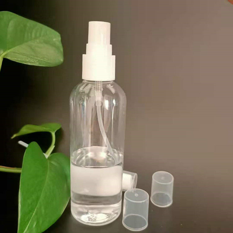 50 ml draagbare reis mini zak helder transparante lotion alcohol desinfectiemiddel plat rond PET plastic spuitfles