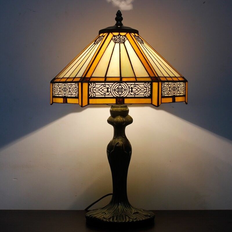 Europese 30cm Hotel Vintage Tafellamp Bar Slaapkamer Woonkamer Slaapkamer Hotel Handgemaakte LED Glas Vestig Tafellamp