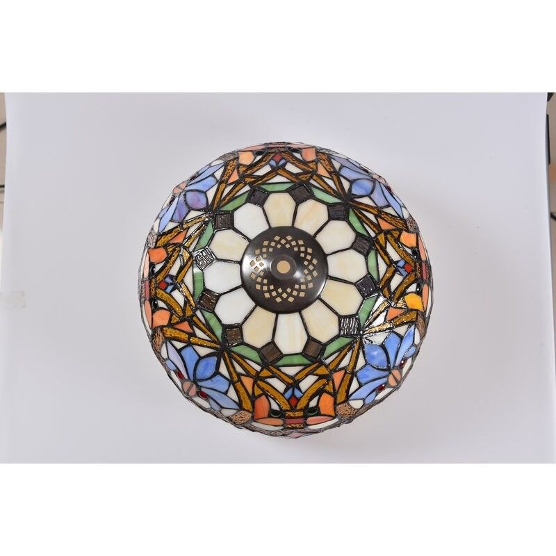 9 inch 12 inch Middellandse Zee handgemaakte glas in lood decoratieve lamp woonkamer eetkamer bar glas tafellamp