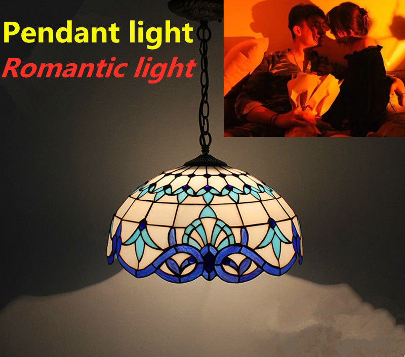 Retro Stain Hanger Lichtscherm Vitoriaans Hangend Lichtscherm Glas Hanger Lamp Voor Eetkamer Woonkamer Keuken Studie