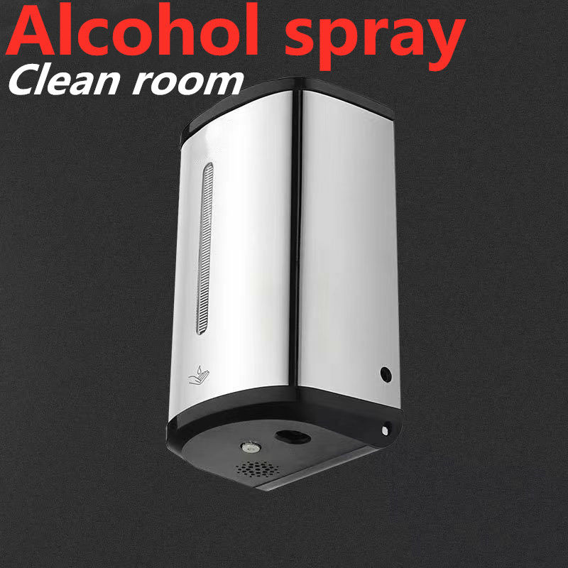 Roestvrij staal Grote capaciteit Wand gemonteerd Touchless Zeep Dispenser Hand Automatische infrarood sensor Vloeibare hand sterilisator