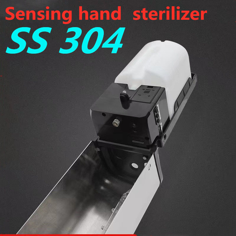 Roestvrij staal Grote capaciteit Wand gemonteerd Touchless Zeep Dispenser Hand Automatische infrarood sensor Vloeibare hand sterilisator